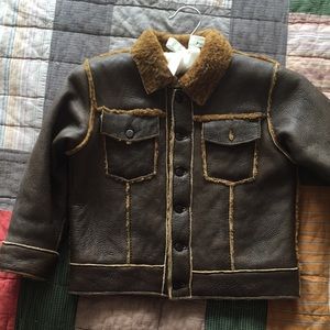 Vecchio ponte lather jacket for 2 yers old